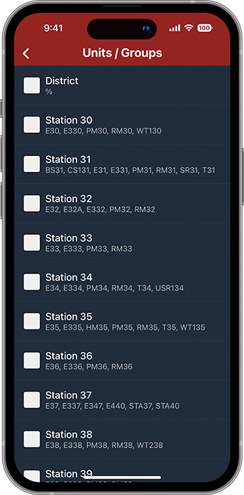 PulsePoint Respond Unit Group Notification