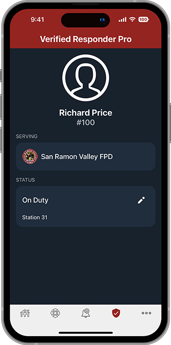 PulsePoint Respond VR Pro On-duty Unit Group Notifications