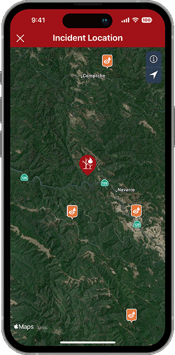 PulsePoint Respond Wildfire Camera Layer