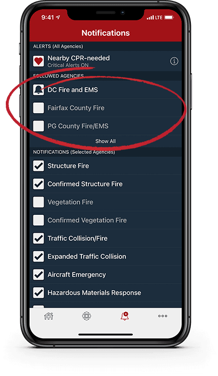 PulsePoint Respond Notification Options