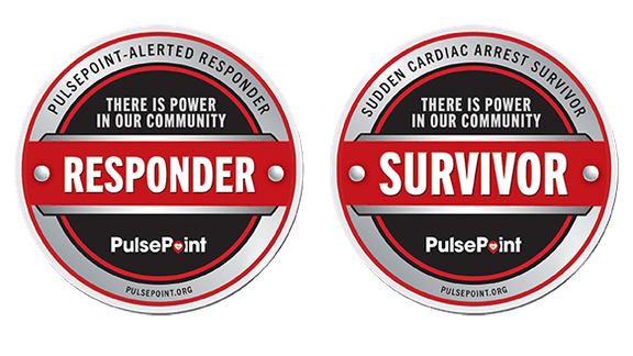 PulsePoint Responder and Survivor Challenge Coins