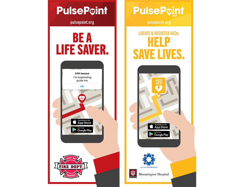 PulsePoint Outreach Retractable Banner.