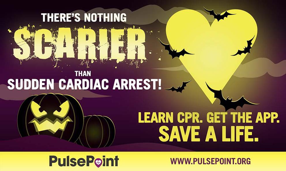 PulsePoint SCAA Month Halloween Social Media Asset.