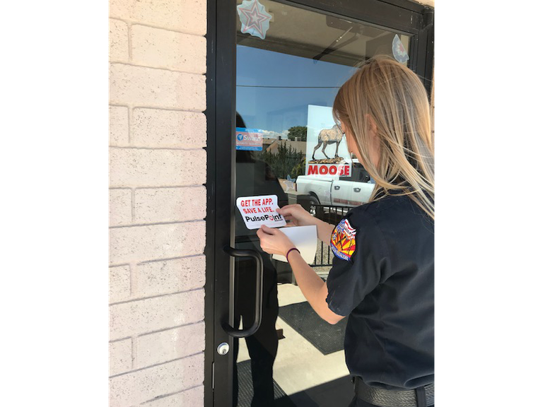 PulsePoint Verde Valley AZ Outreach Stickers.